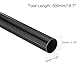 QUARKZMAN 2 Stücke Kohlefaserrohre 20 x 22 x 500mm Leinwandbindung Glänzende Oberfläche Stab 3K Rollgewickelte Kohlenstoff-Rundrohre für RC-Flugzeug Quadcopter Multicopter