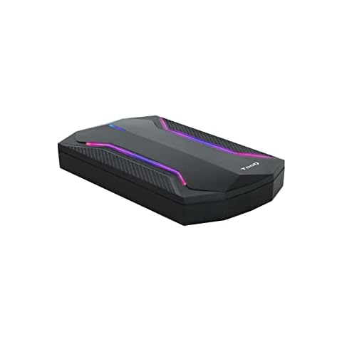 TooQ TQE-2599RGB - Carcasa para Discos Duros HDD/SSD de 2.5" Cover