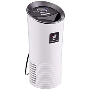 シャープ プラズマクラスター イオン発生機 空気清浄 車載用 カップ型 高濃度 25000 消臭 ホワイト IG-LC15-W