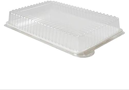 Rectangular Plastic Dome Lids - 14" x 10" | Clear | Platter Pleasers | Pack of 50