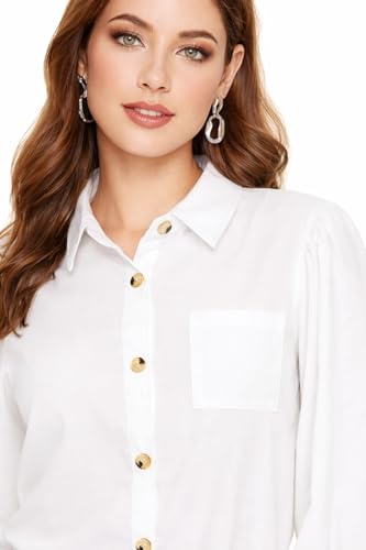 Image of MIZAGO Women Button Down Shirt
