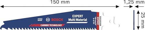 Lame scie sabre Bosch S959XHM pour couper sans effort la fonte et le bois