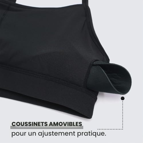 CRZ YOGA Butterluxe Soutien-Gorge de Sport Y Dos Noir S – vue 6