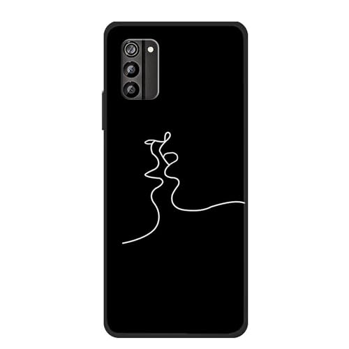 Lucyliy Funda Compatible para Nokia G100 Compatible con Nokia G100 Funda Carcasa Soporte Case [Carcasa Blanda de TPU JH-11
