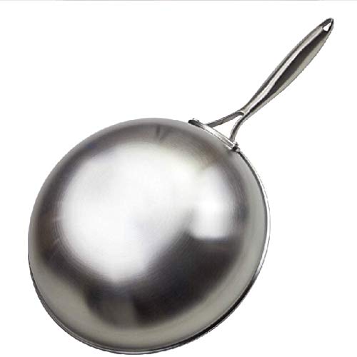 Wok de aluminio anodizado con tapa de acero inoxidable miniatura 4