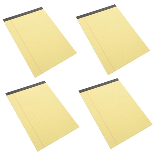 OSOLADY 4個 横罫付き冊メモパッド 軽量持ち運び便利 書きやすい実用的ノート 事務管理用ポケットノート