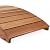All Things Cedar Wooden Bridge, Outdoor Garden Walkway for Backyard Ponds, 6', Natural - Landscaping Pathway Wood Decor and Accessories for Yard and Patio