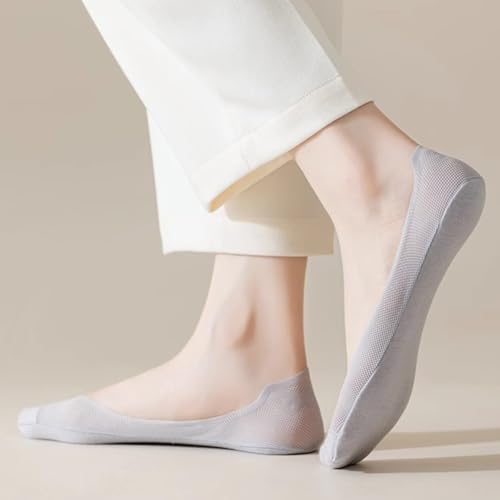 Women's Summer Ice Silk No Show Socks Low Cut Super Light Mesh Invisible Liner Socks Assorted Colors 7-Pack2