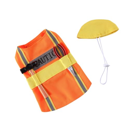 Disfraz para perro talla XL color naranja miniatura 7