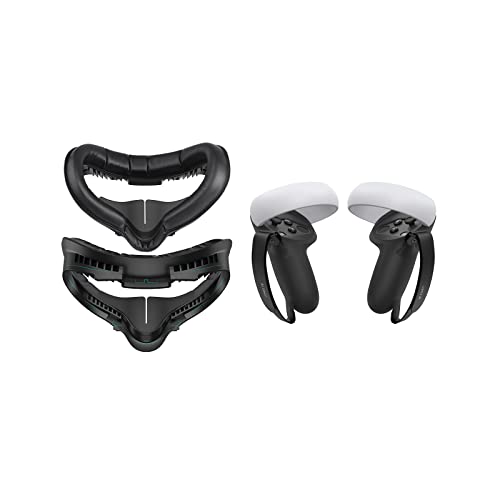 KIWI design Fitness Facial Interface and Silicone Grip Cover for Quest 2
