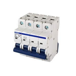 Disjoncteur triphasé + neutre 3P+N - 32A - Pouvoir de coupure 10kA - courbe C - À vis - IMO B10C3N32AL