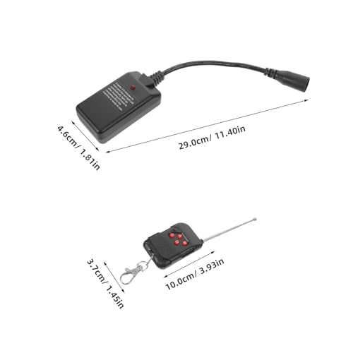 Mikinona 1 Set Control Remoto para Máquina de Humo: Señal Instantánea, Receptor 3 Pines para Máquina de Humo 400/500/900/1500W - Control Profesional miniatura 5