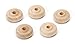 Darice 9119-57 Big Value Unfinished Wood Toy Wheel, Natural, 1-Inch