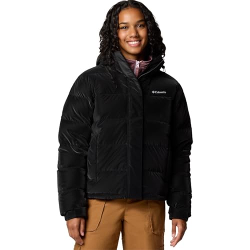 Columbia Bulo Point III Down Jacket - Women's, Black Velvet Sheen, M