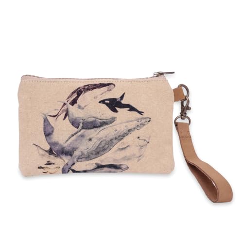 COTT N CURLS Ocean Life Wristlet Wallets for Women - 4.7