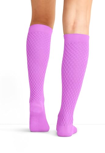 Image of Cherokee Women's Compression Socks, 10-15 mmHg, Knee High, 4-Pair Pack, Soft Fit, Regular & Wide Calf - TRUESUPPORT