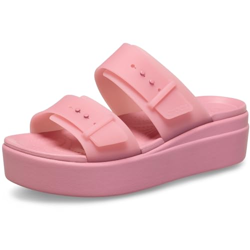 Image of Crocs Women's Brooklyn Buckle Low Wedges