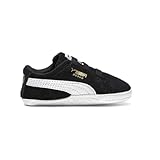 PUMA Suede Classic Crib (Infant/Toddler) Black White 4 Toddler M