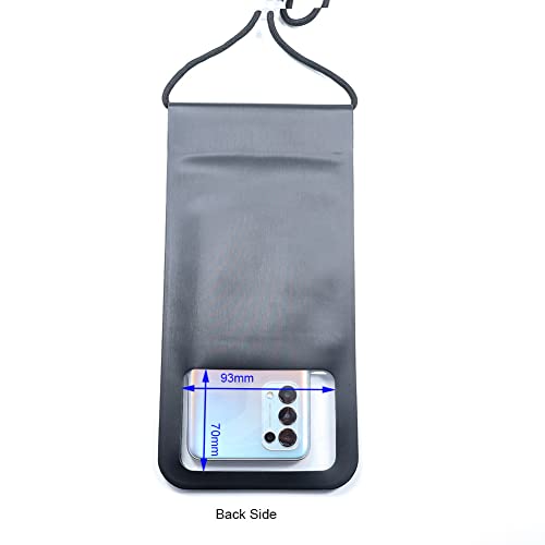 Baitoo Waterproof Phone Pouch,IPX8 Waterproof Phone Case Bag Holder for iphone 14 Pro Max/14 Plus/13 Pro Max/13 Pro/13/12/12 Pro Max/11/11 Pro Max/Xs Max/XR to 6.9" for Kayaking Swimming Beach(Black) - Image 2