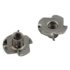 D2D-Needs Einschlagmuttern M4 Edelstahl 2 Stück