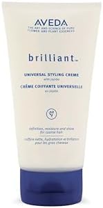 AVEDA Brilliant Universal Styling Creme | Defines Texture | Seals in Moisture | Adds Shine | for Medium to Thick Curly & Coily Hair Types | Jasmine, Rose, Clove Aroma |5 Fl Oz