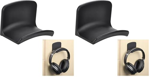 Avantree Neetto HS907 - Headphone Hanger Holder Wall Mount, Headset Hook Under Desk, Universal (Pack of 2)