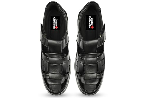 Image of Men's Orthopedic Roman Sandals | Soft Cushion Footbed | Lightweight Comfortable Anti-Skid Durable Sole | Open Toe Casual Formal Sandals for Men DASH-01
