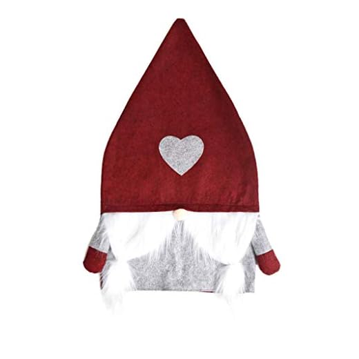 Juldekoration, jul Svenska GNOME Santa Seat Chair Cover Hatt Bordsmiddag Heminredning, Black Friday Sales 2020