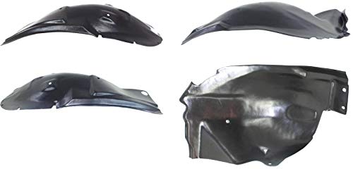 Garage-Pro Set of 4 Fender Liner For 2005-2009 Ford Mustang Front Driver Side Base