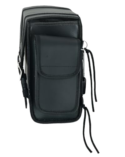 Bolsa Sissy Bar para Moto Negra 22.9L PVC miniatura 4
