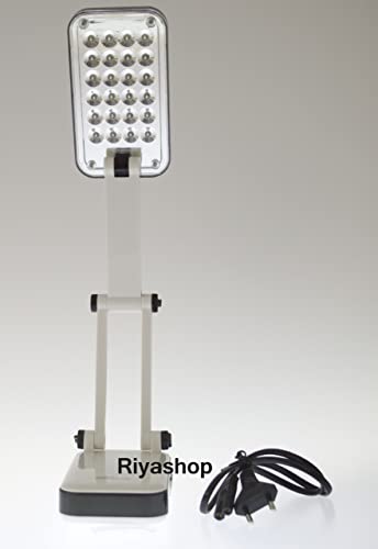 LUMINARIA DE MESA LUZ DE EMERGENCIA DOBRAVEL ARTICULAVEL PARA ESCRITORIO LEITURA C/ 24 LEDS