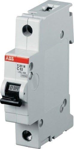 Interruptor magnetotermico S201M-K 25A unipolar automatico carril DIN 1 modulo 2