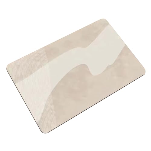 Alfombra de ducha absorbente de agua, suave, antideslizante, para uso doméstico