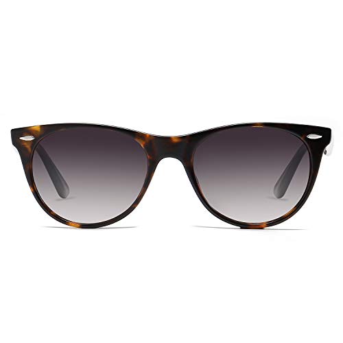 SOJOS Classic Retro Polarized Sunglasses Small Vintage UV400 Glasses CELEB SJ2076 with Dark