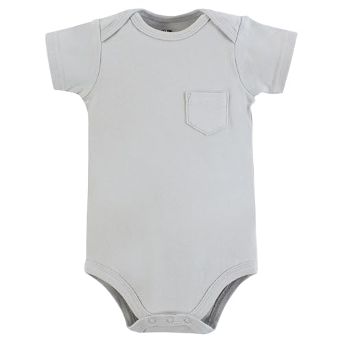 Image of Hudson Baby Unisex Baby Cotton Bodysuits 5-pack