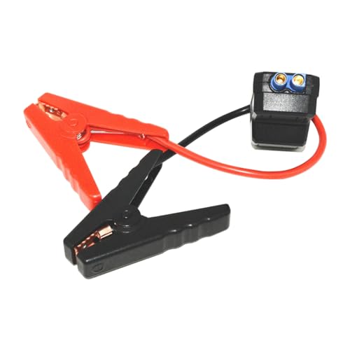 CGEAMDY Cavo Jumper EC5, Cavi Jumper Booster, Connettore EC5 Cavo D'emergenza Booster a Coccodrillo, Cavo per Avviamento al Salto con Connettore EC5 E Modulo di Prevenzione Dell'inversione di Carica