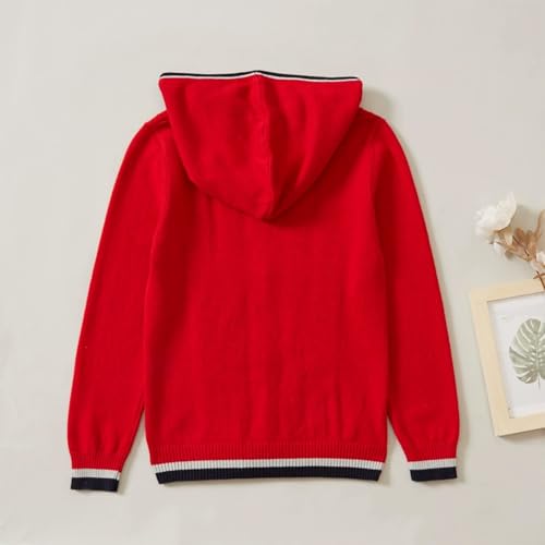 Pull d'école pour garçons veste à capuche manches longues pour l'hiver - 2
