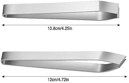 IWILCS 2 Pcs Fish Bone Tweezers, Stainless Steel Slant Tweezers Clip, Flat Tweezers, Fish Bone Tongs Pincers for Chef Cooking Utensils, Beauty Utensils, Hair Removal Tongs, Sea Food