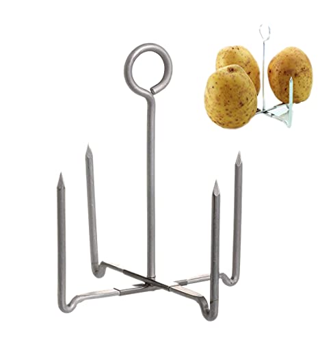 Vision4ever 1x Jacket Potato Baker Cooker for Traditional Oven Use Jacket Potato Holder Stand - Essential Kitchen Accessory for Even Cooking and Easy Storage