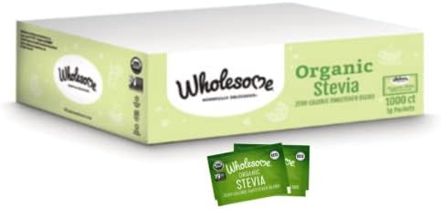 Wholesome Sweeteners Sweetener Stevia Packets 1000 Pc, 1000 ct