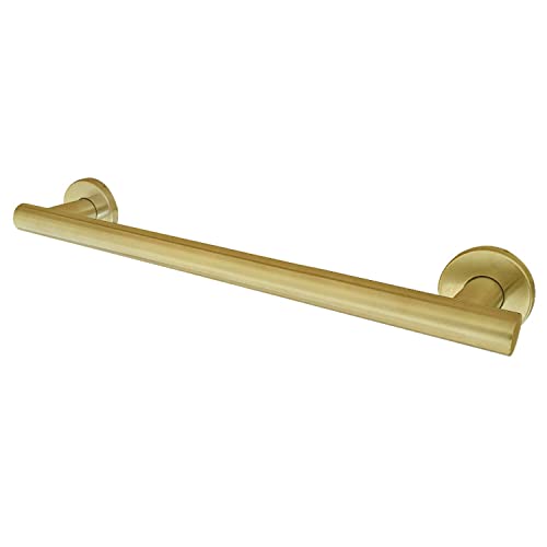 Kingston Brass GBS1418CS7 Berwyn 18-Inch x 1-1/4-Inch O.D. Stainless Steel Grab Bar in Brushed Brass