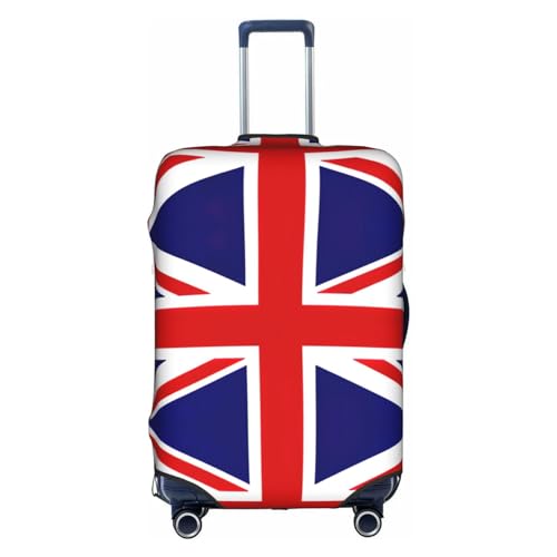 Housse de bagage drapeau Royaume-Uni blanche en taille L pour valise de voyage
