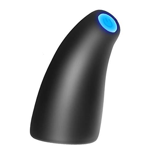 Staright Vibrador de silicone 20 modos de vibração retarda a ejaculação e treinamento da glande vida
