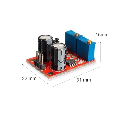 zalati Wellensignalgeneratoren 2 Stück NE555 hochpräzise Pulsfrequenz-Arbeitszyklus-einstellbare Module