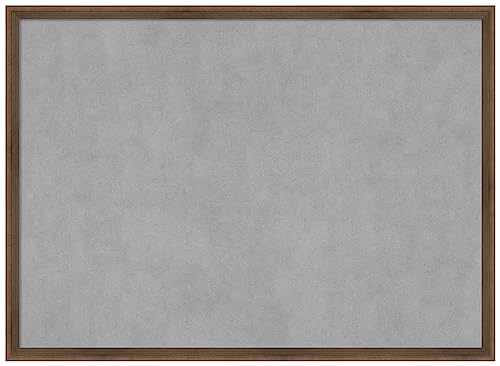 Amanti Art Bronze Framed Magnetic Board, 29x21, Modern Office Decor