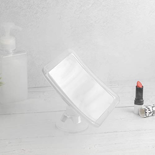 Fogless Suction Mirror | Portable x3 Magnification Bathroom Mirror | Lock Suction-Cup | Fog-Free, Shatterproof & Swivel Wall Mirror | Pukkr