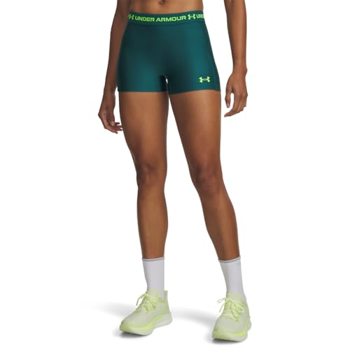 Short Under Armour Heatgear pour femme style boyfriend noir