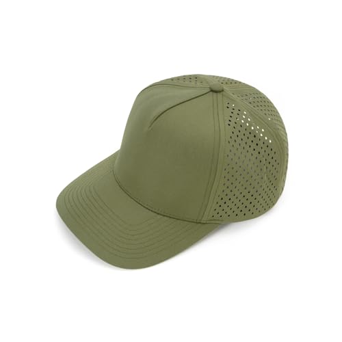 Image of Men Quick Dry Water Resistant Mesh Snapback Baseball Cap Adjustable Hat 22 inch-23.6 inch(56-60cm) for Golf Running Workout