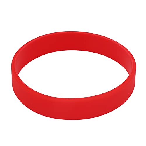 Xtahdge Moda silicone gomma bracciale rosso, Gomma di silicone