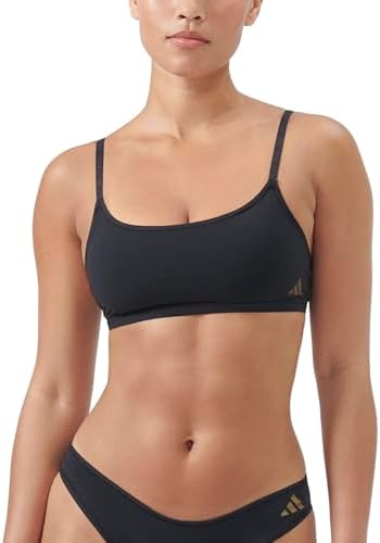 adidas Women's Active Micro Body Fit Scoop Bralette